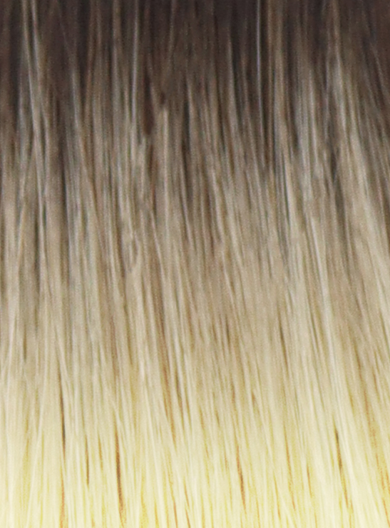White Honey Blonde Rooted
